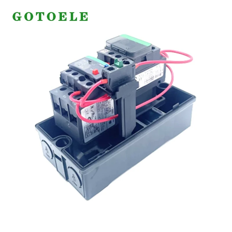 LE1-D09 Magnetische motorstarter 4KW 5,5 PK 20A 3P 1NO+1NC